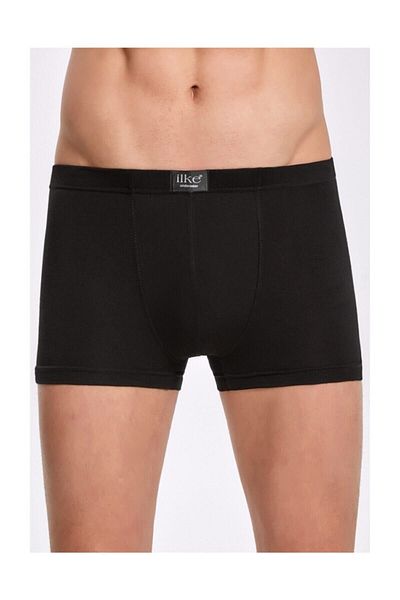 İlke Ανδρική 5 τεμαχίων Bamboo Slim Fit Sports Cut Bo6xer Μαύρο