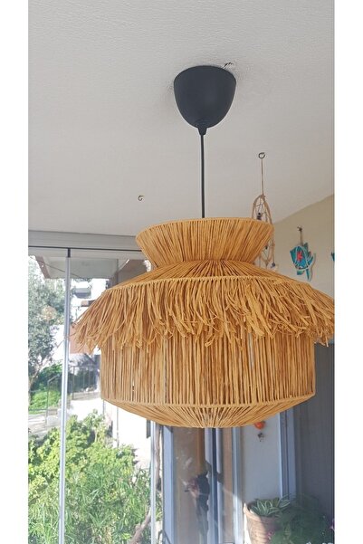 Paris Parissimo Rafya bohem hasır avize trend tasarım