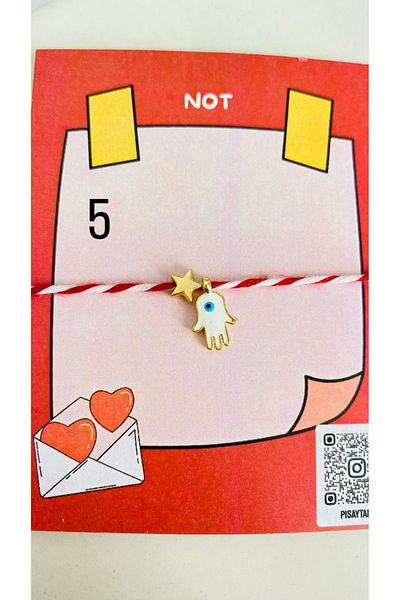 pisay takı & aksesuar Gift Marteniçka Bracelet with Card