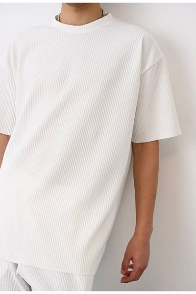İLKCET MODA Ανδρικό μπλουζάκι Premium Oversize Ottoman
