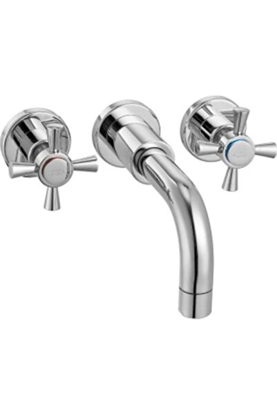 Eca 102106029 Krom Quadrille Ankastre Batarya Abdesthane Veya Aplike