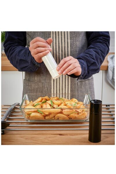 IKEA مطحنة بهارات بارناسين 14 سم 2 قطعة أسود-أبيض