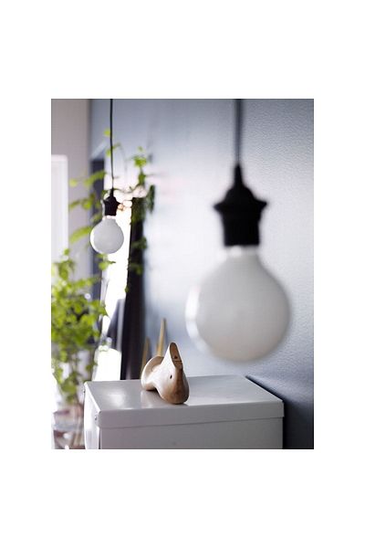 IKEA Hemma Ceiling Lamp Cable Set, Black, 1.8 M