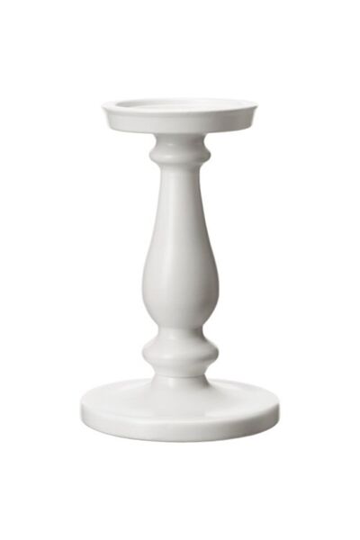 IKEA Beyaz Şamdan 21 Cm