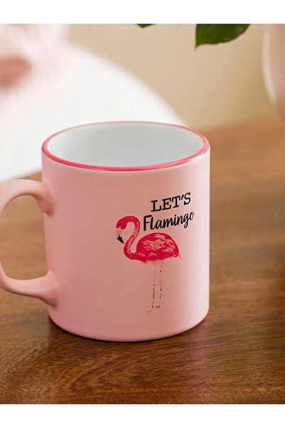 LC Waikiki LCW HOME Flamingo Printed Ceramic Mug 320 Ml