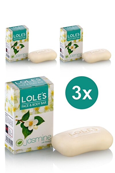 Lole's PREMIUM BİTKİSEL YASEMİN SABUNU 3X100 GR