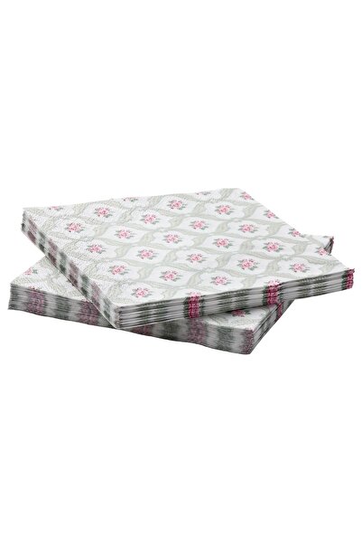 IKEA Üç Katlı 30 Adet 33x33 Cn Ticaret Damask Desenli Peçete