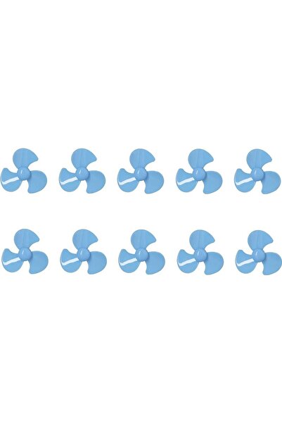 Teknolog Hanım 10’ar Adet - 3v Dc Motor Ve Pervanesi / Yassı Oyuncak Motor Ve Pervaneleri