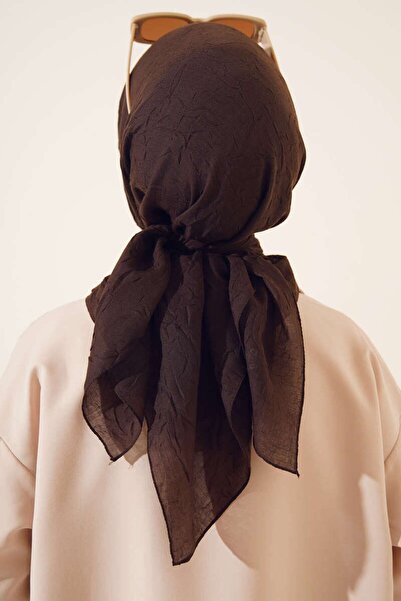 m moon scarf Κασκόλ Bitter Brown Premium Bamboo Cashew