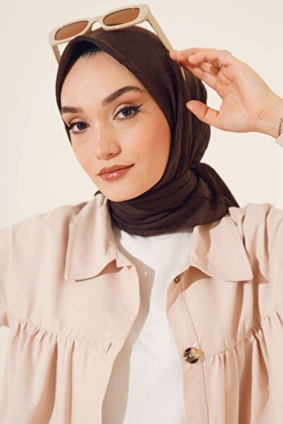 m moon scarf Κασκόλ Bitter Brown Premium Bamboo Cashew