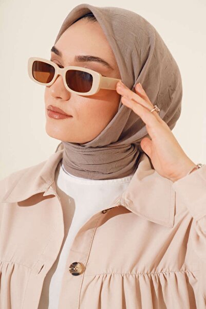 m moon scarf Φουλάρι Mink Premium Bamboo Cashew