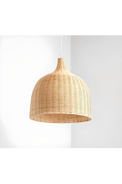 AbajurAksesuar Single Rattan Bamboo Chandelier