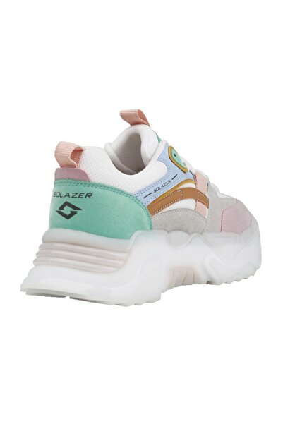 SOLAZER Kadın Pembe Sneaker Günlük Spor Ayakkabı 023