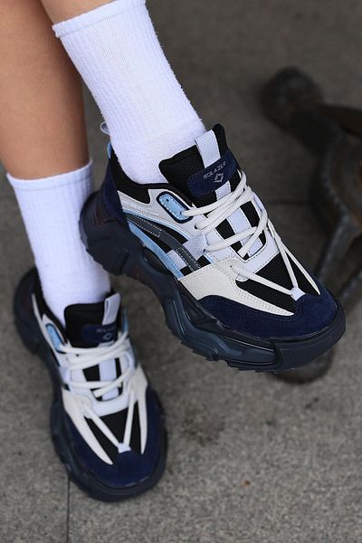 SOLAZER Pantofi albastru pentru femei - Pantofi sport casual 023