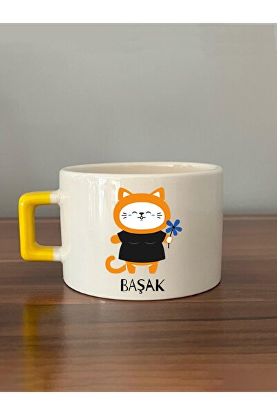 Kırtasiye Ofisi Başak Burcu Ve Onla Alakalı Komik Açıklama Baskılı Sarı Kulpl...