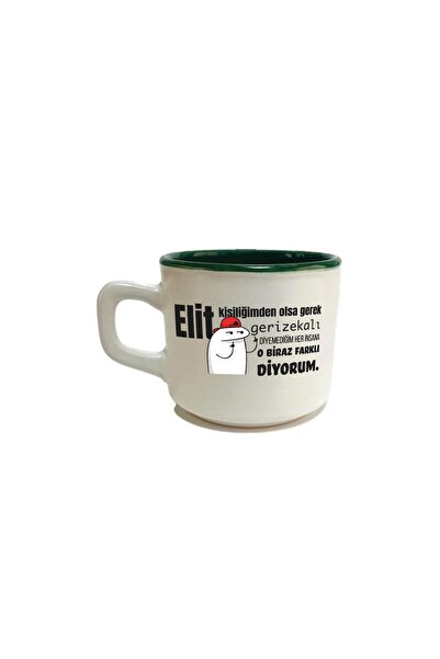 Kırtasiye Ofisi The Necessary Printed Green Venus Mug, Which Is From My Elite...