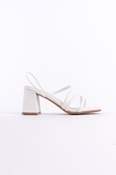 Gate Removable Drawstring Sandals or Slippers Use Genuine Leather Lining Women's Sandals - White