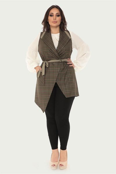 KİFAYET 13586 Belted Vest (C102)