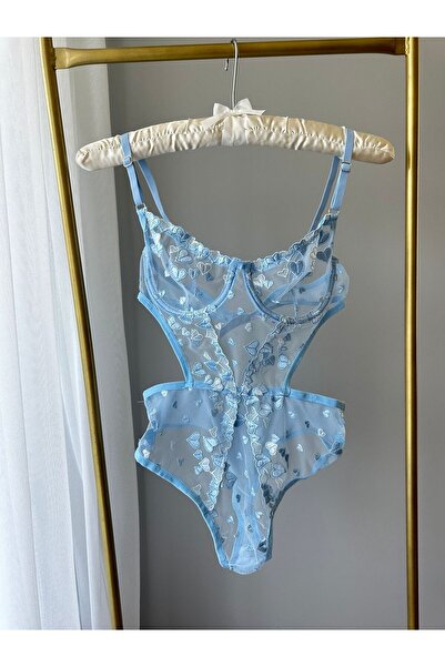 dem merys Heart Brode Bodysuit (Σετ εσωρούχων)