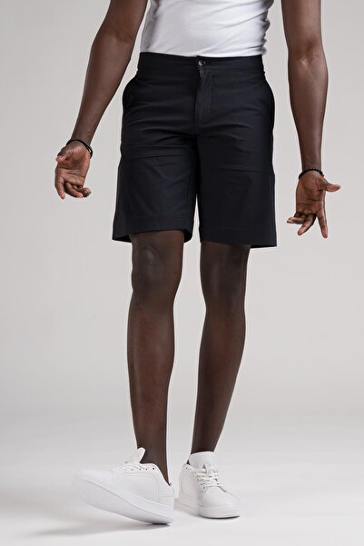 AKÇAYLAR Стрічка з еластаном - Шорти зі струнким кроєм та напівеластичними кишенями