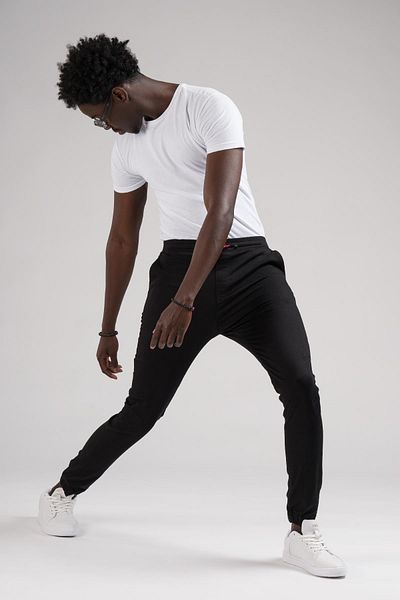 FBI Canvas Slimfit Jogger Pants - Skinny and Elastic Leg, Threaded Waist Design