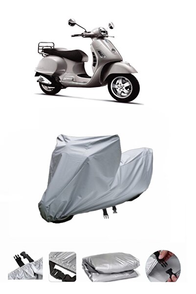 BODYGARD Vespa GTS 250 ABS - مشمع دراجة نارية، لا يتوافق مع الحقيبة الخلفية