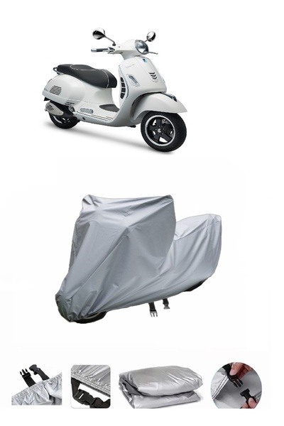 BODYGARD Vespa GTS 150 ABS - مشمع دراجة نارية، متوافق مع حقيبة القوس