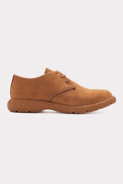 Gate29 Lace-up Cold-Proof Short Boots Winter Non-Slip Sole Mother Shoes Gate29 Justin-tan Suede