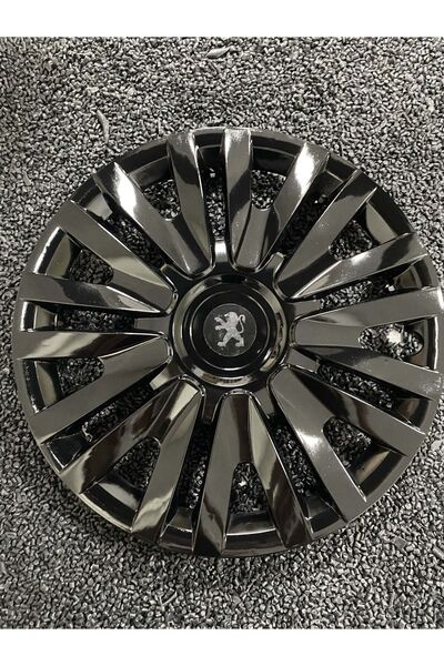 YILAPJANT Peugeot 14 Inc Jant Kapağı Siyah Kırılmaz Pejo