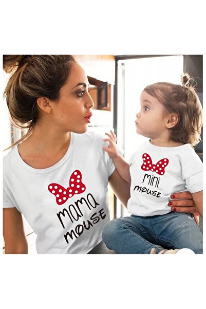 tunay moda Minnie Mother Daughter T-Shirt (Moq Is the Price)Combination Chris...