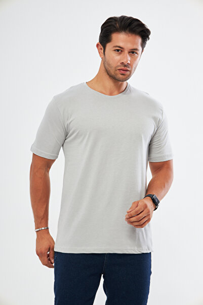 pandy Tricou compact unisex 100% bumbac cu decolteu - Potrivire standard