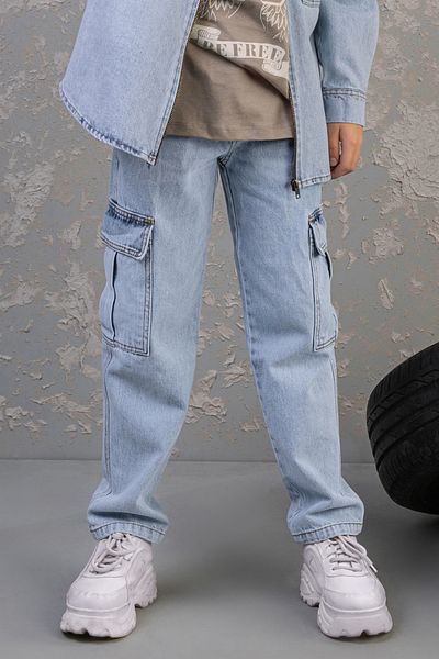 DMB BOYS & GIRLS 100% Cotton Straight Fit Straight Leg Jeans Boy's Jeans