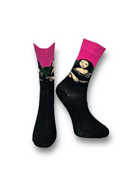 Mevo Unisex Artistic Socks Set - 3-Piece
