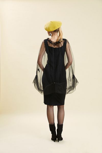 VERDA Elegant Dress with Tulle Detail