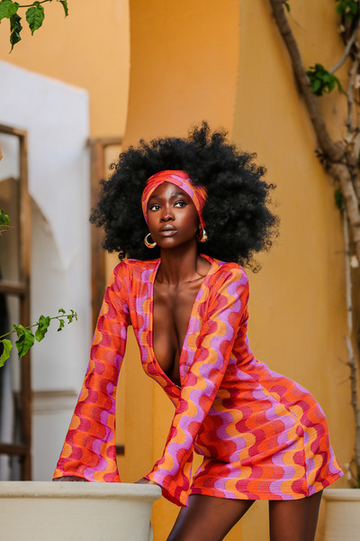 ELAF Terra Rossa Kısa Elbise - ELA'F SS'24 - Soleil de Collection