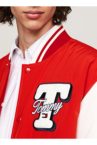 Tommy Jeans Red Men's Jacket Dm0Dm18702Xl