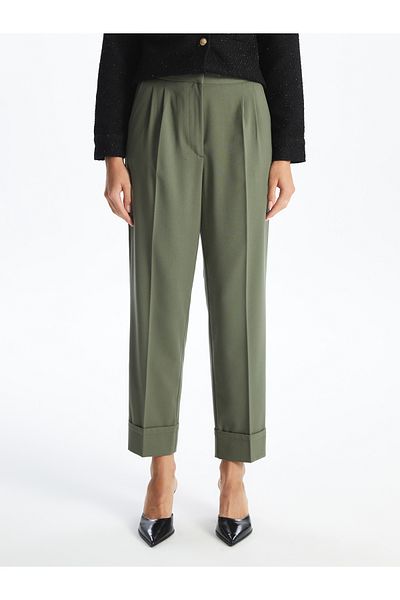 LC Waikiki Comfortable Molded Women's Trousers with Elastic Waist
