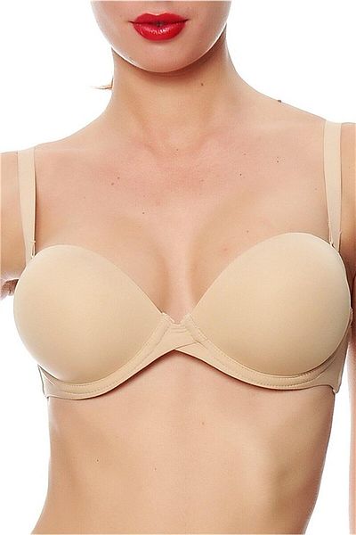 JENSCA Στράπλες Στήριγμα Flat Extra Padding Magic Form Bra 2087