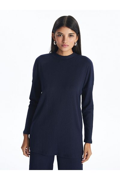 LC Waikiki Stand Collar Long Sleeve Women's Tunic