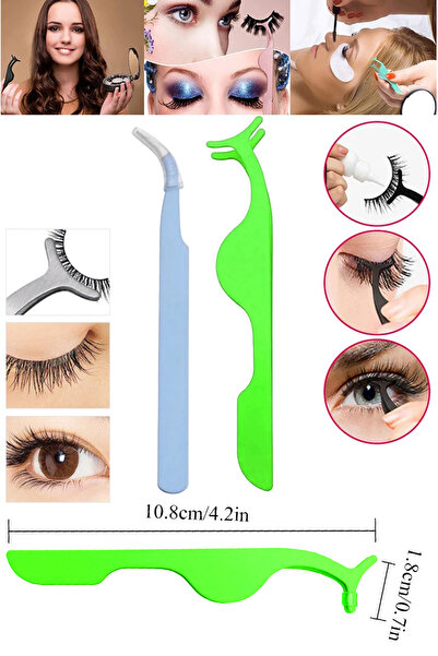 xolo 2 li Kirpik Seti Manyetik Mıknatıslı Takma Kirpik Tutucu Uygulama Aleti ...