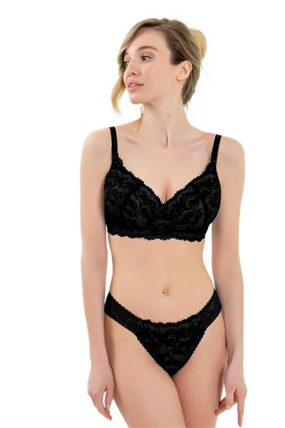 JENSCA Бюстгальтер для великих розмірів з тонкою губчастою підкладкою та мереживом 5911 - Magic Form