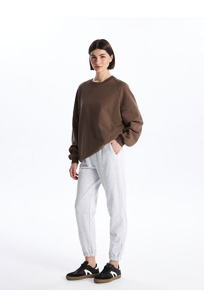 LC Waikiki Women's Jogger Sweatpants - Straight Cut with Elastic Waist