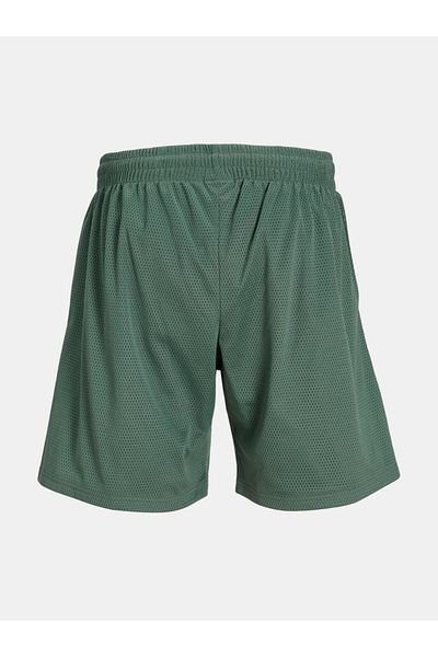Jack & Jones Logo Print Mesh Shorts with Elastic Waistband