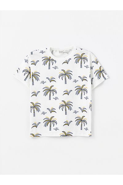 LC Waikiki تي شيرت وسروال قصير للأولاد مريح