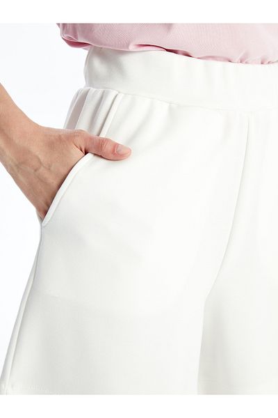 LC Waikiki Gerade Damen-Shorts – elastische Taille