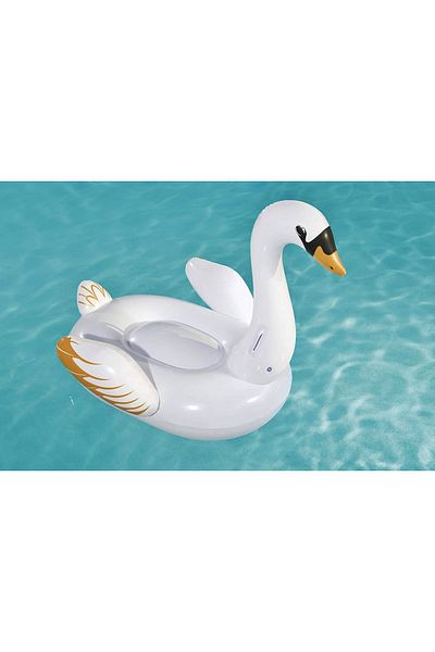 BESTWAY Swan Rider Inflatable Swan - Sea and Pool Swan 122x122 cm