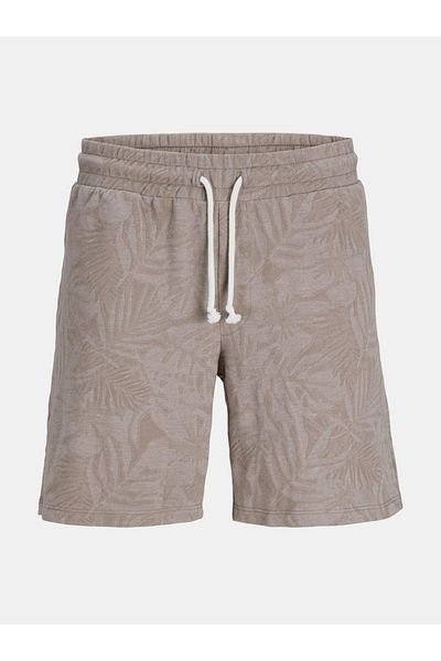 Jack & Jones Palm Print Drawcord Waistband Shorts