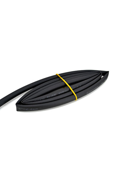 1 Metre 4,8mm Siyah Isı İle Daralan Makaron Kablo Izolasyon
