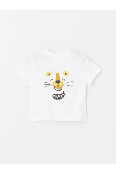 LC Waikiki T-shirt z krótkim rękawem i okrągłym dekoltem dla chłopca