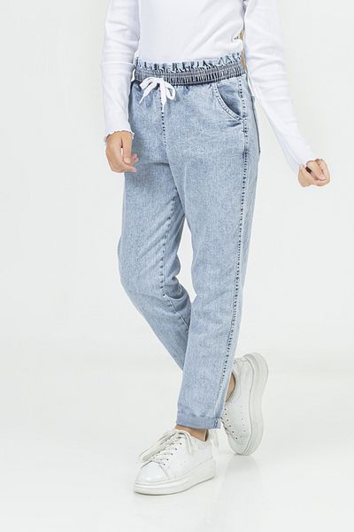 DMB BOYS & GIRLS Girl's Jeans - Cotton, Skinny Leg and Elastic Waist Jeans